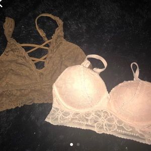 PINK bralettes